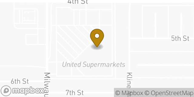 Map showing the location of Starbucks in Lubbock, TX 79416