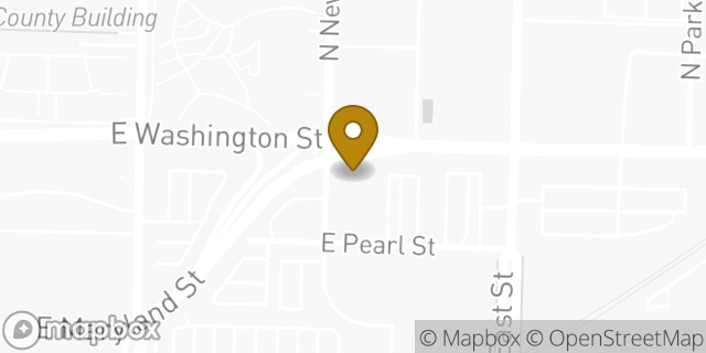 Map showing the location of La Quinta Inn & Suites Indianapolis Downtown in Indianapolis, IN 46204