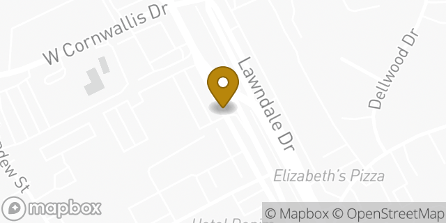 Map showing the location of Greensboro - Westover Terrace HLE in Greensboro, NC 27408
