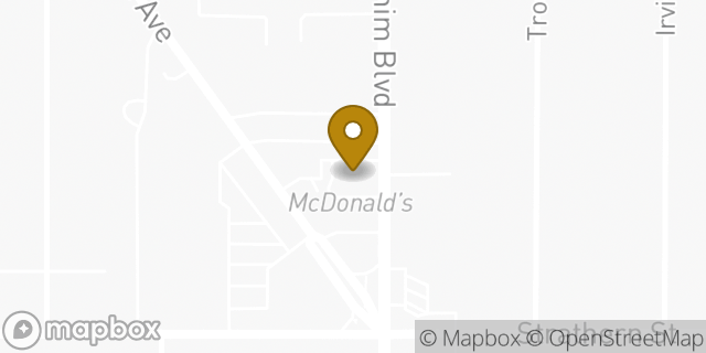 Map showing the location of McDonald's in North Hollywood, CA 91605