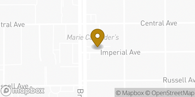Map showing the location of Enterprise Rent-A-Car in Garden Grove, CA 92843