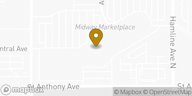 Map showing the location of T.J. Maxx in St Paul, MN 55104