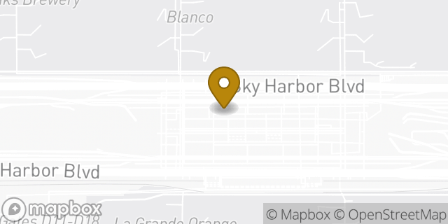 Map showing the location of Sunglass Hut in Phoenix, AZ 85034