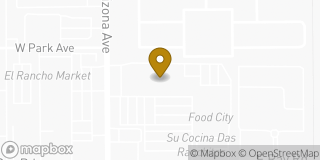 Map showing the location of AutoZone in Chandler, AZ 85225