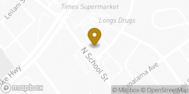 Map showing the location of McDonald's in Honolulu, HI 96817