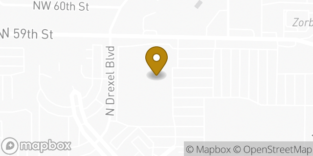 Map showing the location of The Home Depot in Oklahoma City, OK 73112