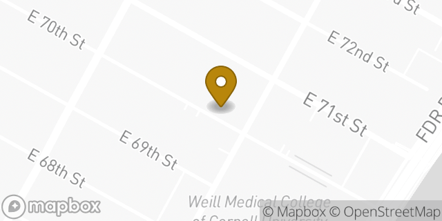 Map showing the location of Bright Horizons in New York, NY 10021