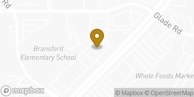 Map showing the location of Papa John's Pizza in Colleyville, TX 76034