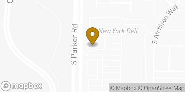 Map showing the location of McDonald's in Aurora, CO 80014