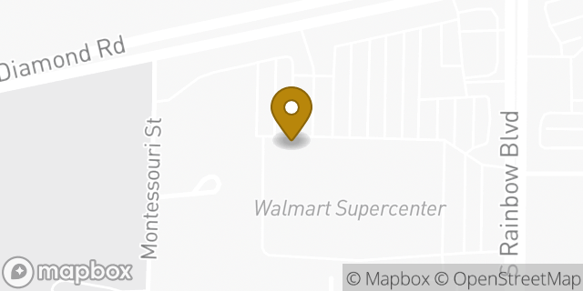 Map showing the location of Subway in Las Vegas, NV 89178