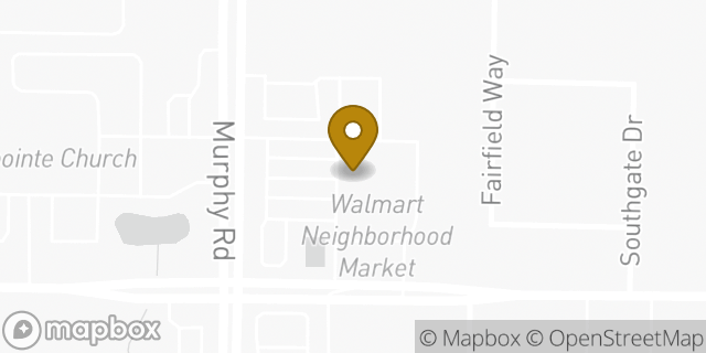 Map showing the location of Walmart Neighborhood Market in Sachse, TX 75048