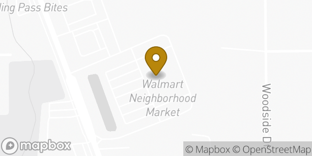Map showing the location of Walmart Neighborhood Market in Indianapolis, IN 46228