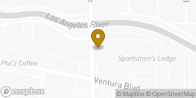 Map showing the location of Equinox Studio City in Los Angeles, CA 91604