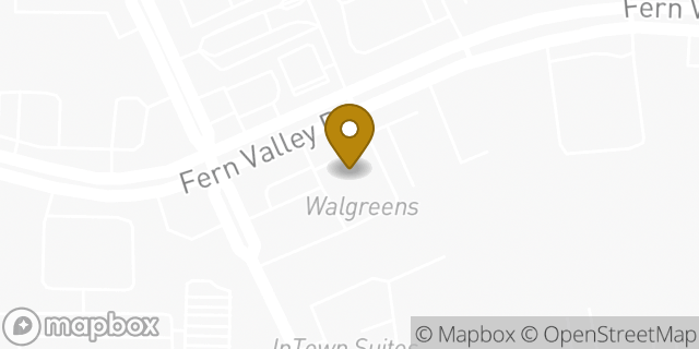 Map showing the location of Walgreens in Louisville, KY 40219