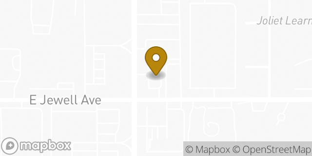 Map showing the location of Enterprise Rent-A-Car in Aurora, CO 80012
