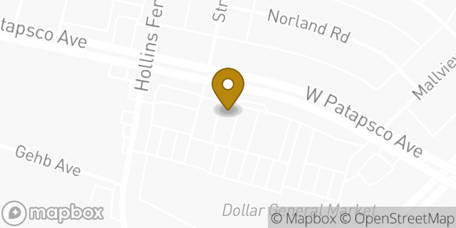 Map showing the location of Sonic Drive In in Baltimore, MD 21230