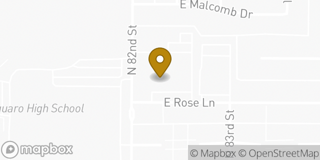 Map showing the location of The Church of Jesus Christ of Latter-day Saints in Scottsdale, AZ 85250