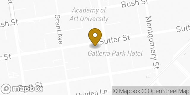 Map showing the location of Chipotle Mexican Grill in San Francisco, CA 94108