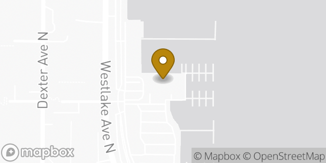Map showing the location of Amazon Locker - Cetteo in Seattle, WA 98109