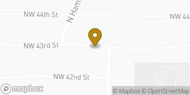 Map showing the location of Enterprise Rent-A-Car in Oklahoma City, OK 73112
