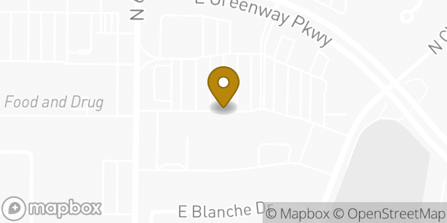 Map showing the location of Starbucks in Scottsdale, AZ 85254