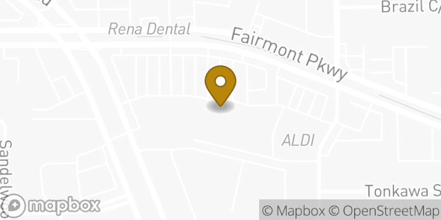 Map showing the location of Amazon Locker - Shore in Pasadena, TX 77504
