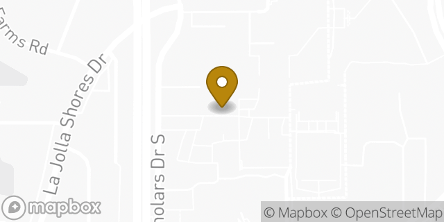 Map showing the location of Amazon Locker - Revelle in La Jolla, CA 92092