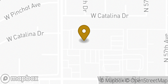 Map showing the location of Coinme in Phoenix, AZ 85031
