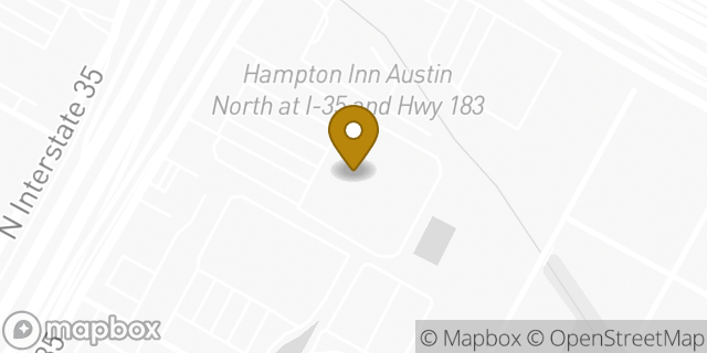 Map showing the location of Academy Sports + Outdoors in Austin, TX 78752