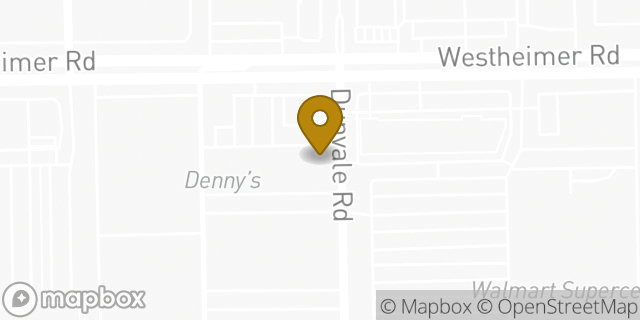 Map showing the location of Chipotle Mexican Grill in Houston, TX 77063