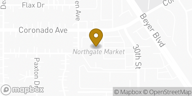 Map showing the location of Coinme in San Diego, CA 92154