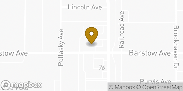 Map showing the location of 7-Eleven in Clovis, CA 93612