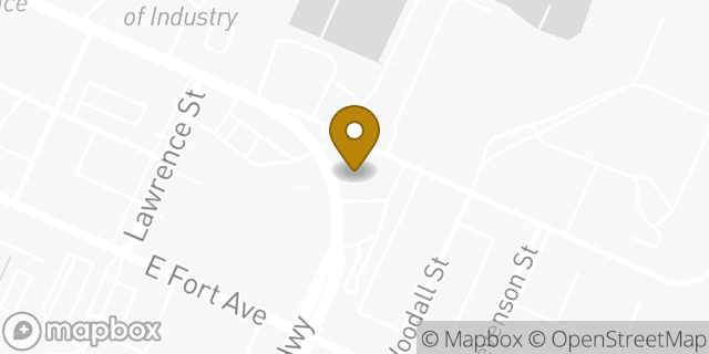 Map showing the location of Amazon Locker - Maelie in Baltimore, MD 21230