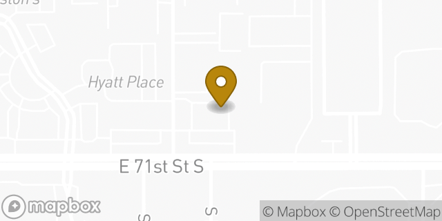 Map showing the location of Amazon Locker - Sentence in Tulsa, OK 74136