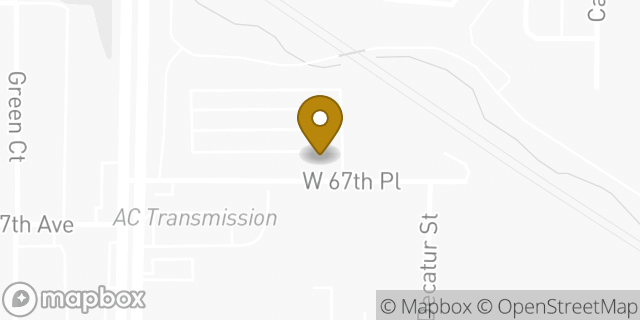 Map showing the location of CubeSmart Self Storage in Denver, CO 80221