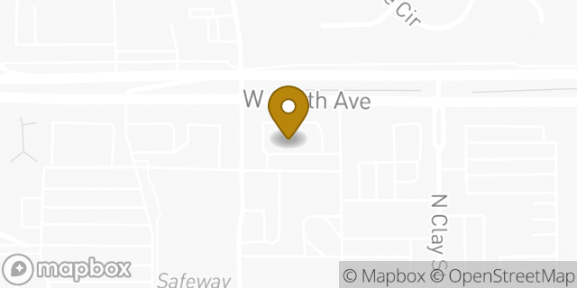Map showing the location of McDonald's in Federal Heights, CO 80234
