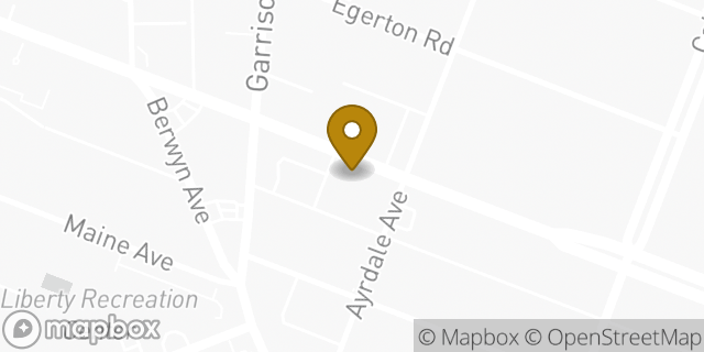 Map showing the location of Walgreens in Baltimore, MD 21215