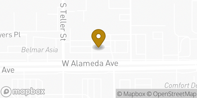 Map showing the location of Dr. At Pearl Vision L in Lakewood, CO 80226