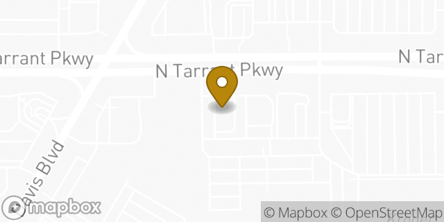 Map showing the location of Whataburger in North Richland Hills, TX 76182