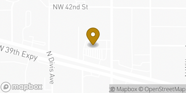Map showing the location of Amazon Locker - Ritej in Bethany, OK 73008