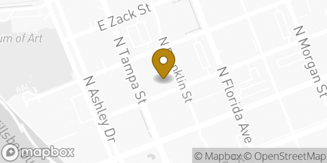 Map showing the location of ATM CVS in Tampa, FL