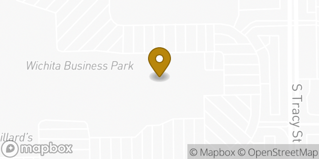 Map showing the location of Sunglass Hut in Wichita, KS 67209