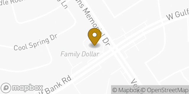 Map showing the location of Amazon Locker - Gannett in Houston, TX 77088