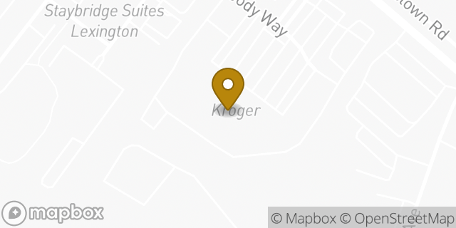 Map showing the location of Kroger in Lexington, KY 40511