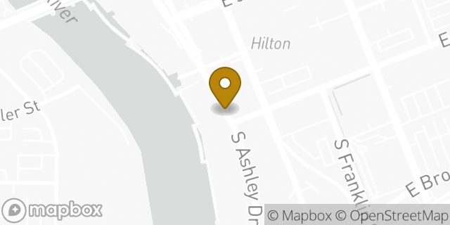 Map showing the location of Wells Fargo in Tampa, FL 33602