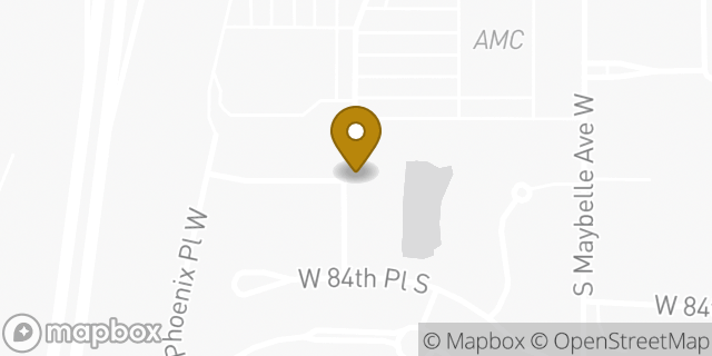 Map showing the location of ATM Target in Tulsa, OK 74132