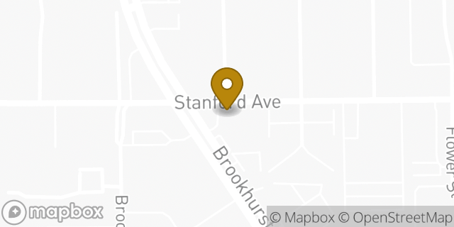 Map showing the location of Amazon Locker - Muffet in Garden Grove, CA 92840