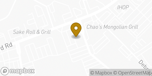 Map showing the location of Starbucks in Chattanooga, TN 37411