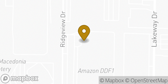 Map showing the location of Amazon Locker - Headboard in Lewisville, TX 75057