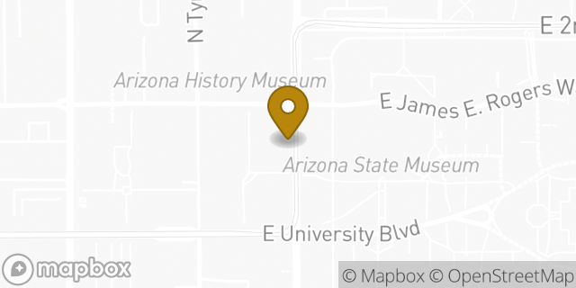 Map showing the location of Panera Bread in Tucson, AZ 85719